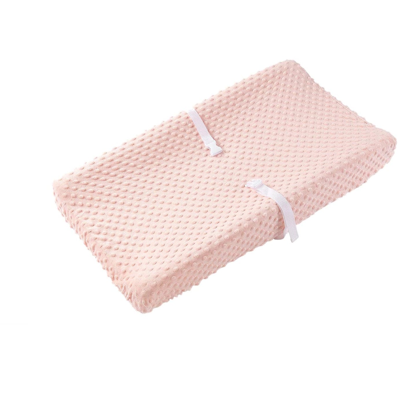 Baby Changing Pad Cover, Super Soft Minky Dot Diaper Changing Table Covers for Baby Girls and Boys, Ultra Comfortable, Safe for Babies, Fit 32"/34'' x 16" Pad (Coral Pink)