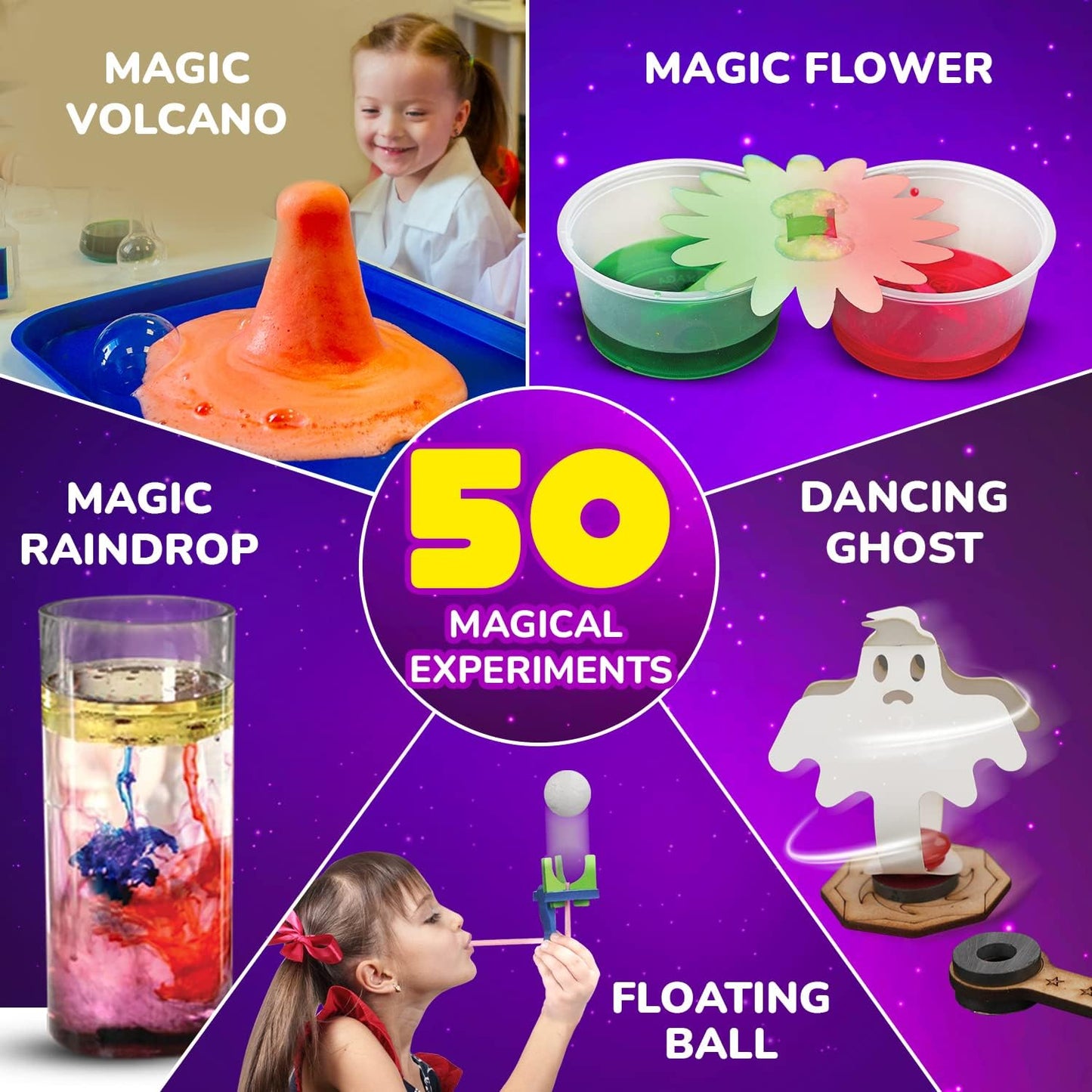 Smartivity Magic Science Kit for Kids Ages 4, 5, 6, 7, 8 Years | 50+ Amazing Science Experiments I Birthday Gifts for Boys & Girls | I Educational Toy for Kids Age 4-8 Years Old