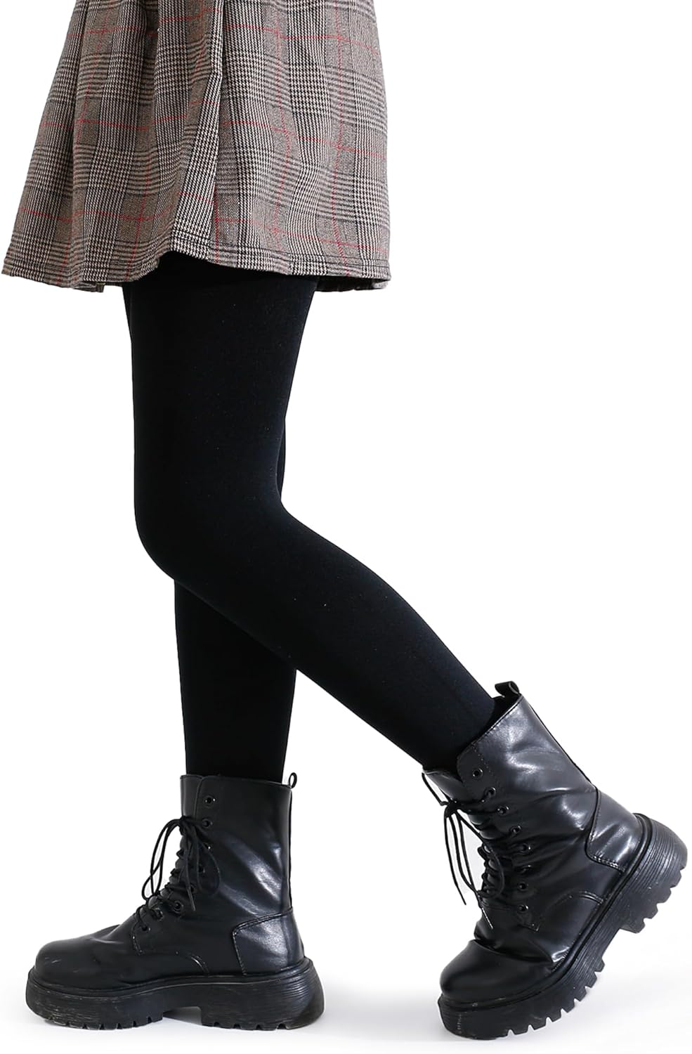 Pareberry Girl's Winter Fleece Lined Thick Microfiber Soft Tights for Kids Age 3-14