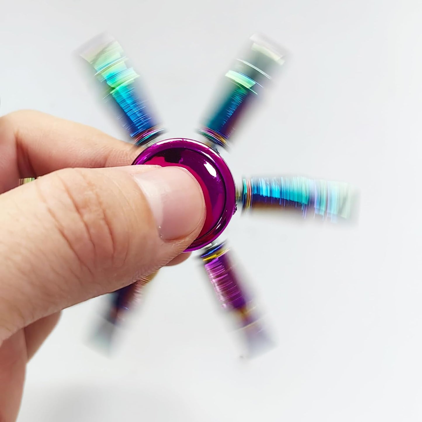 Fidget Spinners Set, Metal Desk Toys for Kids Adults Boys Girls, Hand Spinner Sensory Toys for Party Favors, Stocking Stuffers (3 Pack) (Style-3)