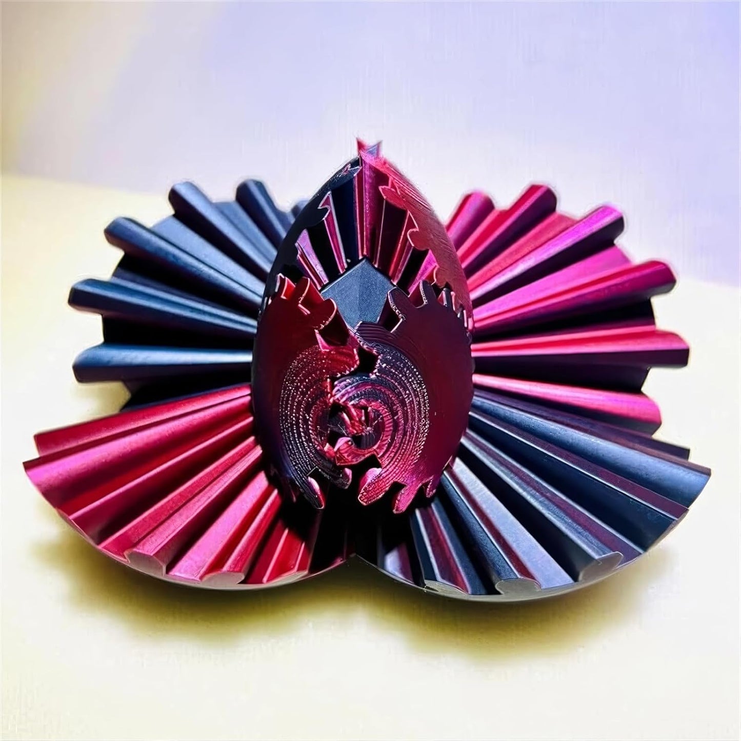 Gear Ball 3D Printed Gear Ball Spin Ball or Cube Fidget Toy, GearSphere, GearSphere - The Steampunk Whirling Wonder Fidget (H)