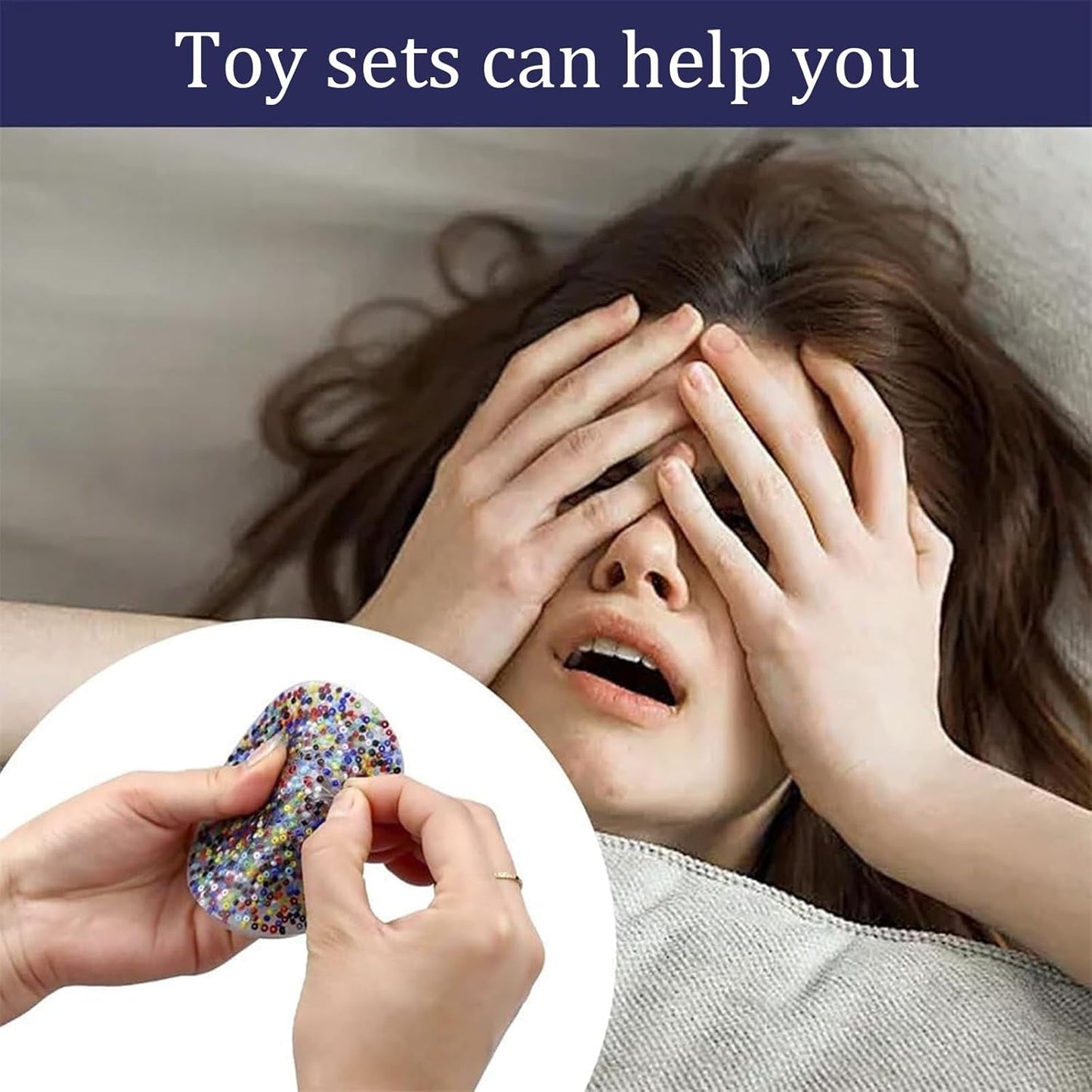 Skin Picking Fidget Toys, Skin Picking Pocket Pads to Pick, Sensory Toys for Skin Picking, Dermatillomania Fidget Toys, 10*10 ADHD OCD Fidget Toys Adults（2Pcs）