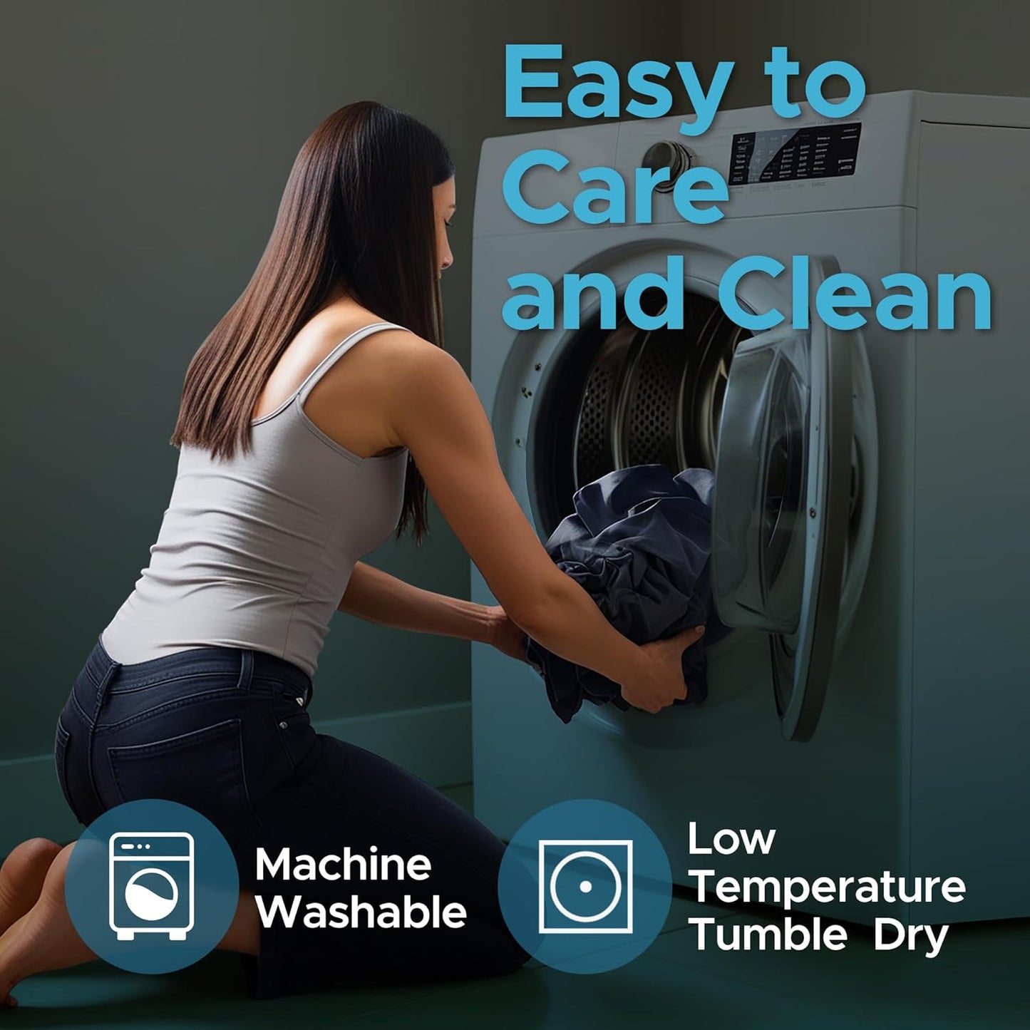 Black Waterproof Flat Play Sheet (79”x79”), Mattress Topper, Protector Cover, Safe with Oil, Water-Based, & Silicone-Based Massage Products, Hypoallergenic, Noiseless, Machine Washable