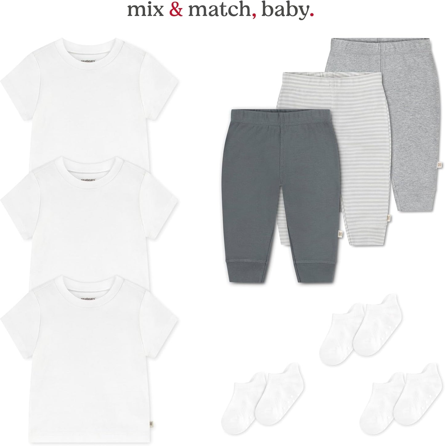 HUGGIES Unisex Baby Basic T-Shirt