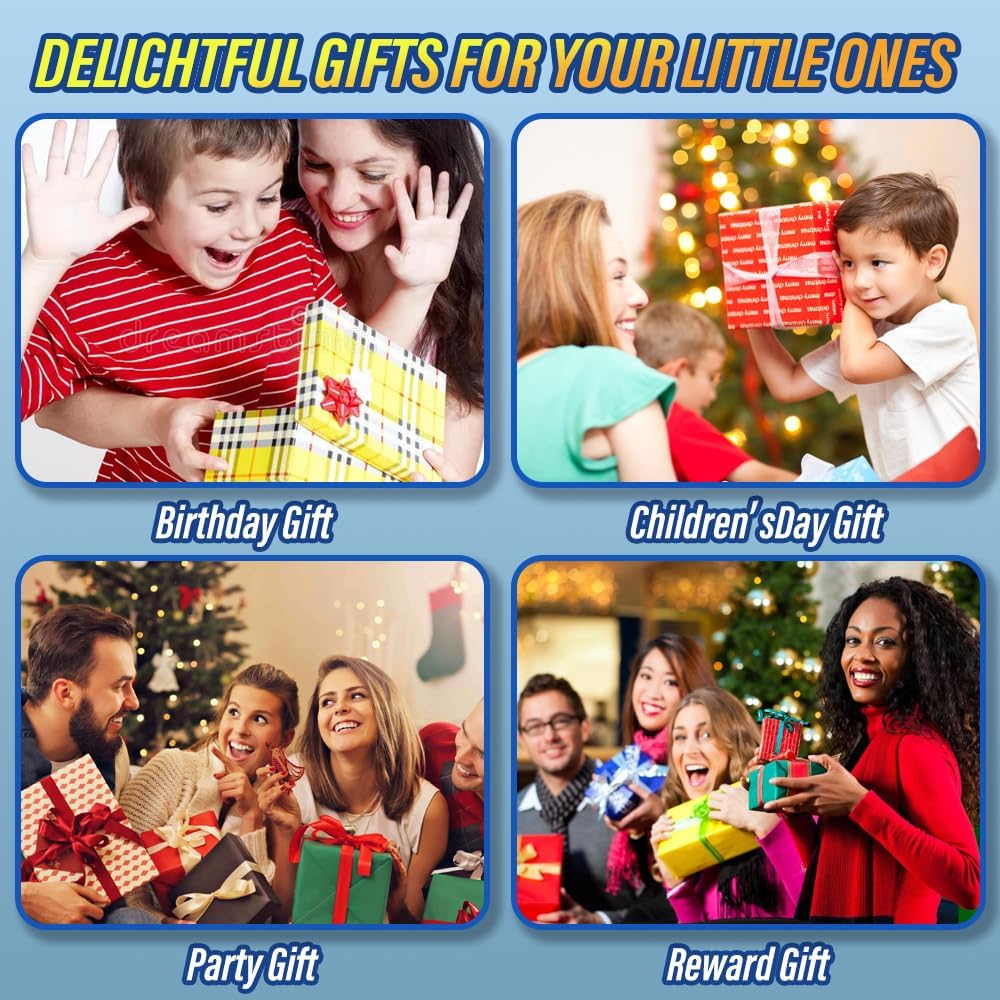 Fast Push Bubble Game, Quick Push Pop Game, Quick Push Toy with Lights, Pop Fidgets Game Toys, Fun Stress & Anxiety Relief Games Toys (Light Blue)