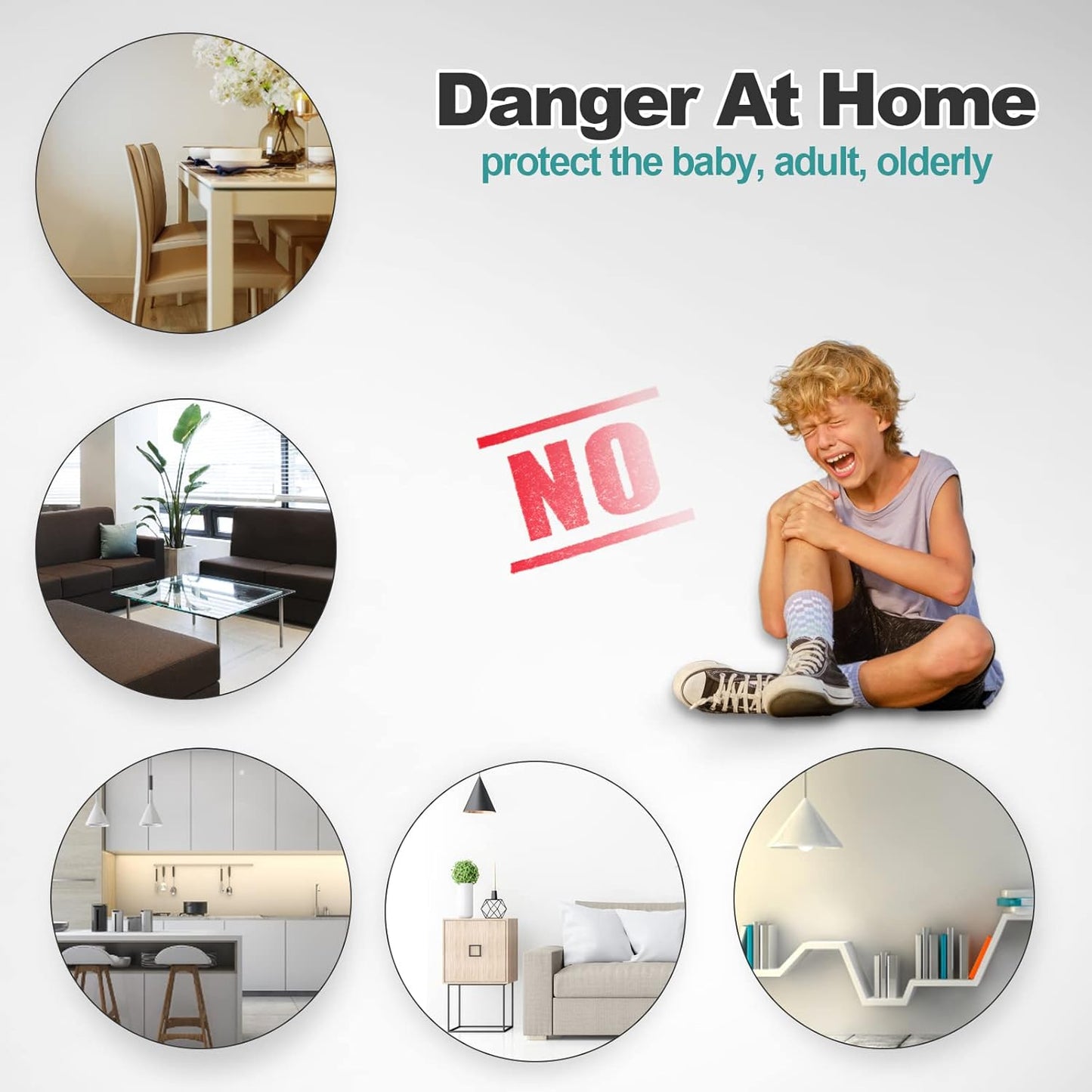 20 Pack Corner Protector Baby Clear Corner Guards Table Corner Protectors Baby Proofing Furniture Corner Edge Safety Bumpers for Coffee Table, Counter, Desk, Cabinet