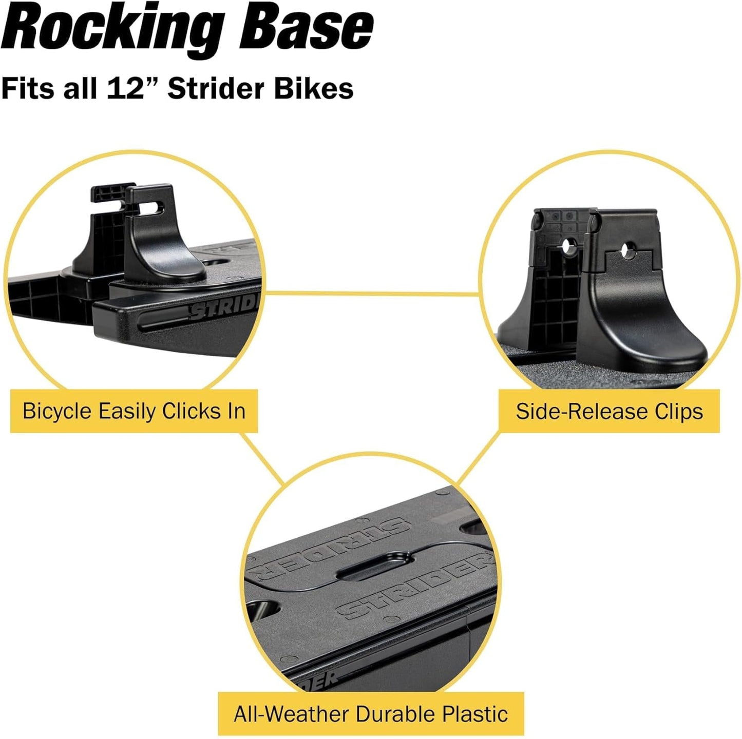 Strider 12” - Helps Teach Baby How to Ride a Balance Bicycle - for Kids 6 Months to 4 Years - Easy Assembly & Adjustments