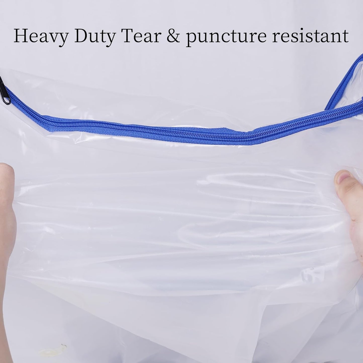 Crib Mattress Storage Bag with Zipper -4 Mil Plastic Waterproof Crib Mattress Bag for Moving and Storage