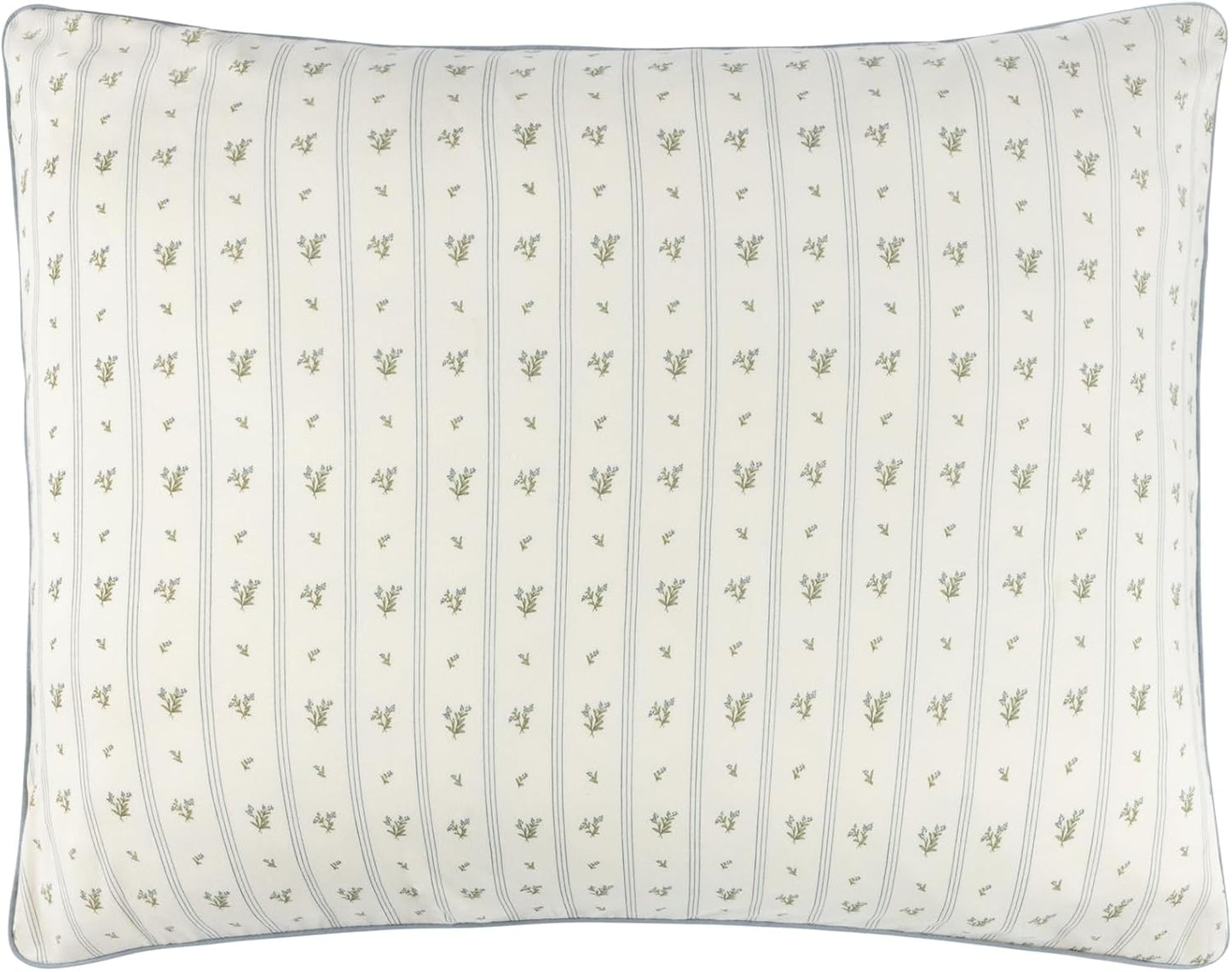 Ely's & Co. Decorative Pillowcase, 20"x26" (Insert Not Included) - Blue Linear Berry Leaf Collection