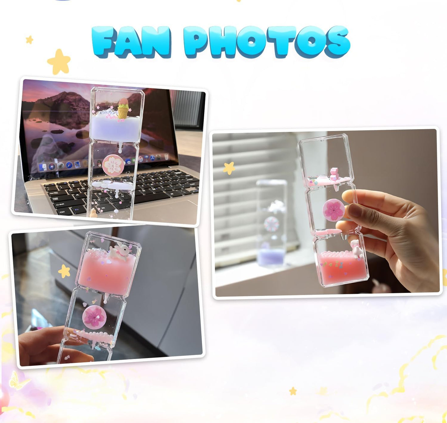 Exclusive Model Liquid Motion Bubbler Timer Soothing Sensory Toy for Relaxation Calming Stress Relief and Sensory Play Perfect for Kids and Adults Unique Desk Decor for Stress and Focus.