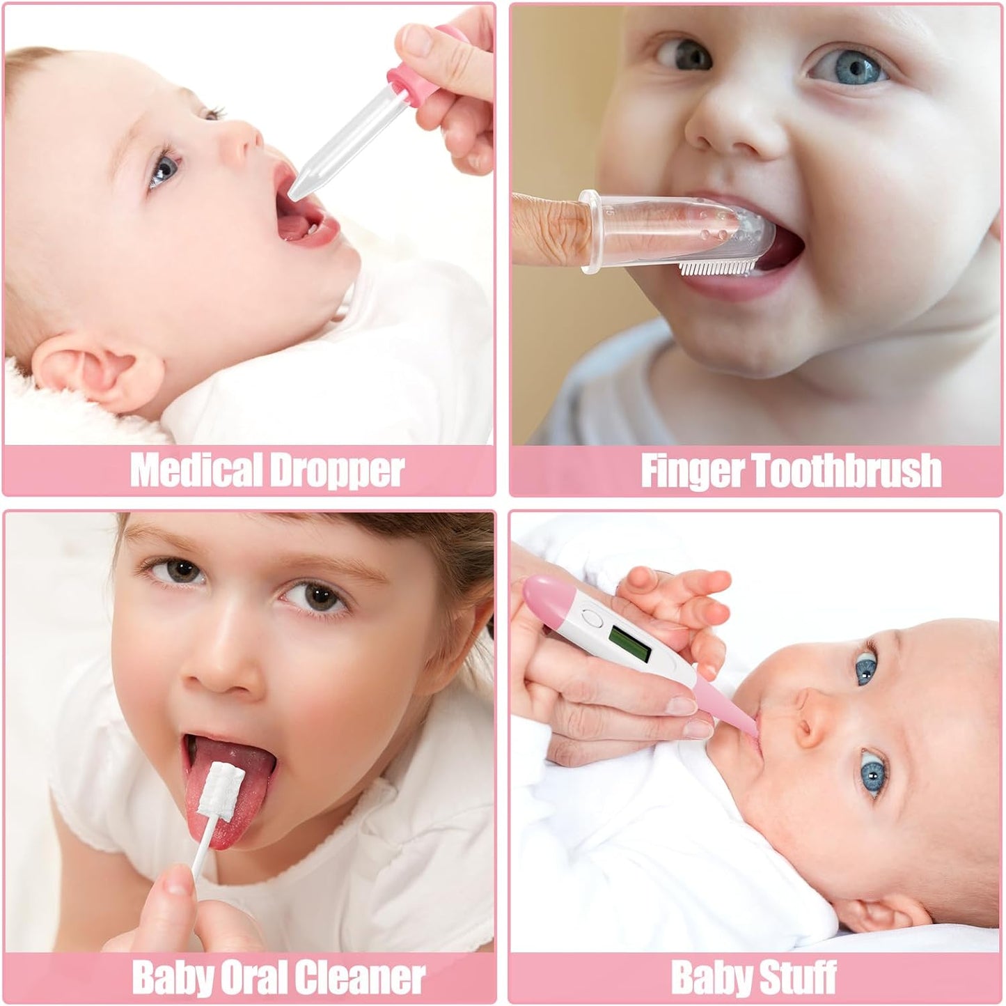 Baby Healthcare and Grooming Kit for Newborn Kids, 24PCS Upgraded Safety Baby Care Kit, Newborn Nursery Health Care Set, Baby Care Products