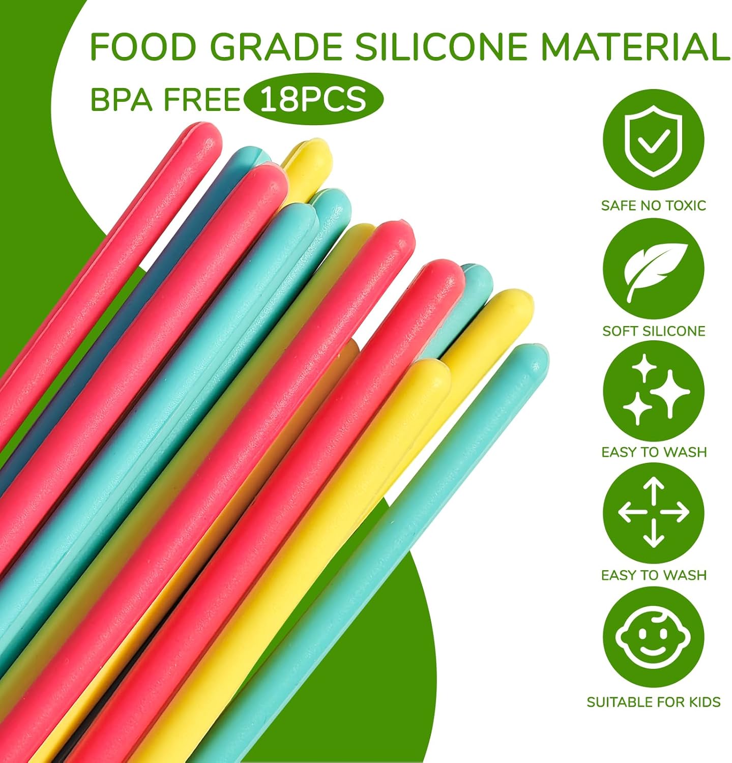 Sensory Activity Board Toy for Kids - Silicone Fidget Toy Silent with Portable Bag for Calming, Stress, Anxiety, ADHD & Autism,Ideal for Age 3+, Quite Travel Toys with 18 Strings for Children Teens