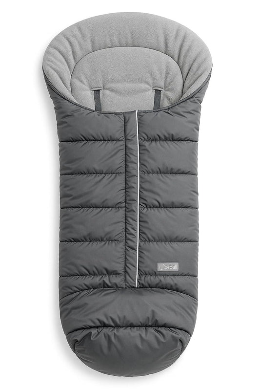Orzbow Universal Stroller Bunting Bag with Extra Footmuff for Toddler, Kids, Warm Waterproof Stroller Blanket, Winter Cover, Baby Bunting Bag - Protect Babies from Cold Winds, Grey