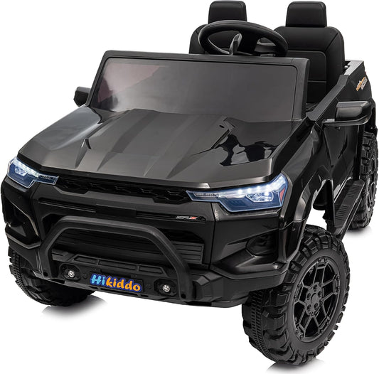 24V 2 Seater Ride on Toy for Big Kids, Electric SUV Kids Car to Drive w/Parent Remote, 2WD/4WD Switchable - Black