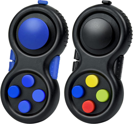 WTYCD Original Fidget Toy Game, Rubberized Classical Controller Fidget Concentration Toy with 8-Fidget Functions and Lanyard - Excellent for Relieving Stress and Anxiety