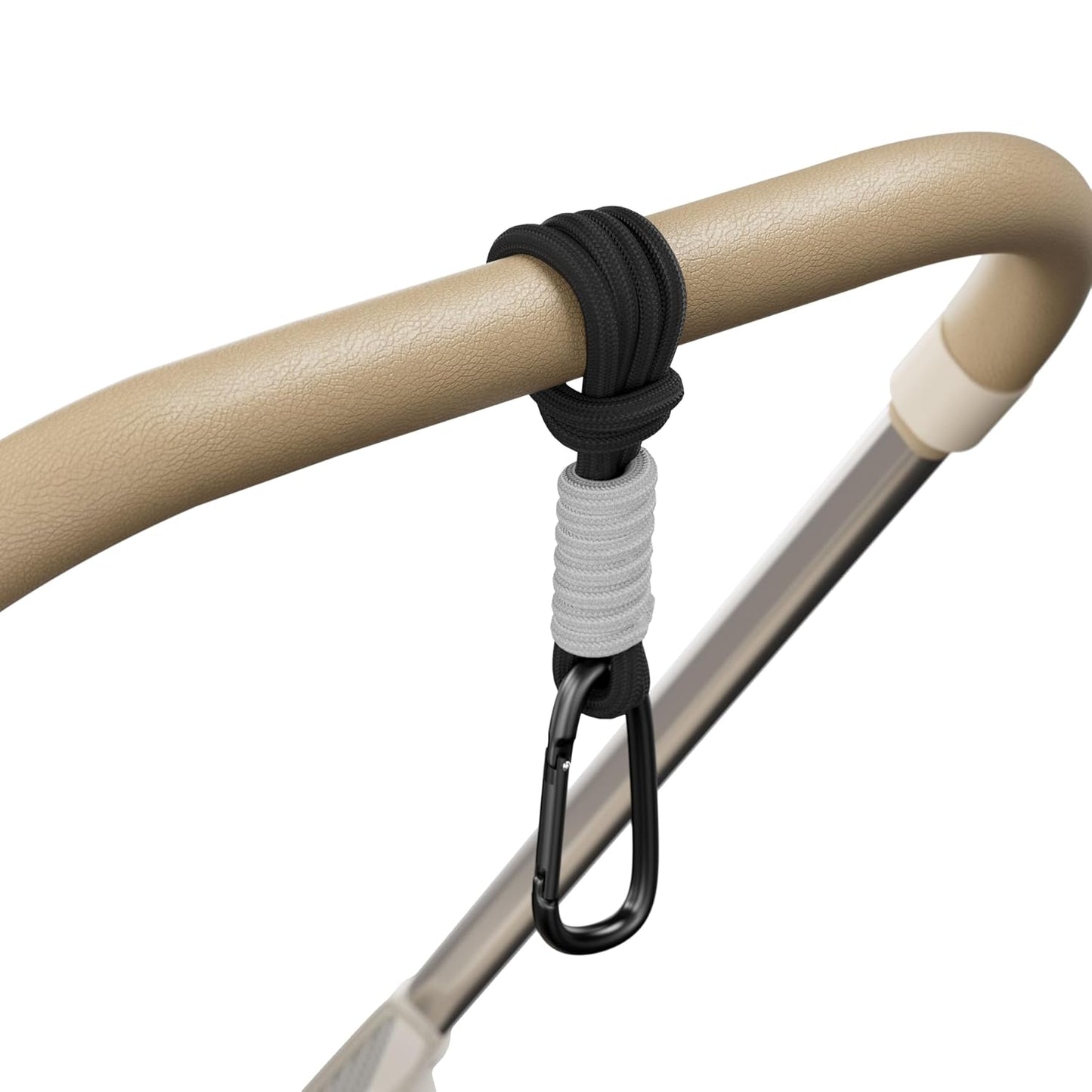 SURDOCA Baby Stroller Hooks, Stroller Clips and Hooks for Diaper Bag, Mommy Bag Hook for Stroller Heavy Duty, Universal Stroller Hanger and Strap, Stroller Accessories for Mom