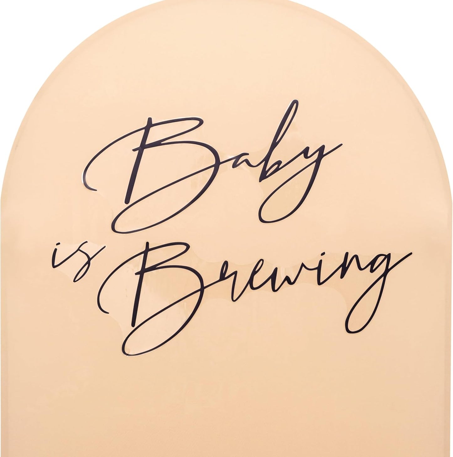 Baby is Brewing Wall Decal - Baby Shower/Gender Reveal/Birthday Party Decoration Supplies Wall Stickers,Beer Brewing Theme Stickers, Brewing Sign Balloon Arch Backdrop and Party Backdrop Decals