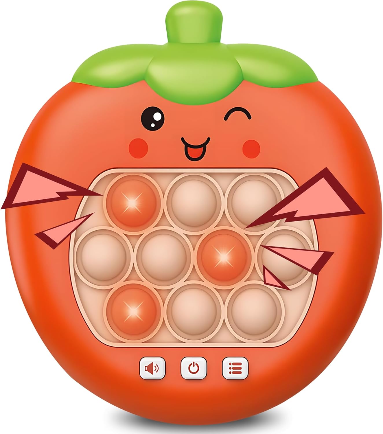 Quick Push Pop Game, Pop Fidgets Kids Toys, Handheld Game for Kids 6-8, Fast Push Game, Bubble Pop Light Up Game, Autism Sensory Toys, Birthday Gifts for 8-12 Year Old Boys, Girls, Teens