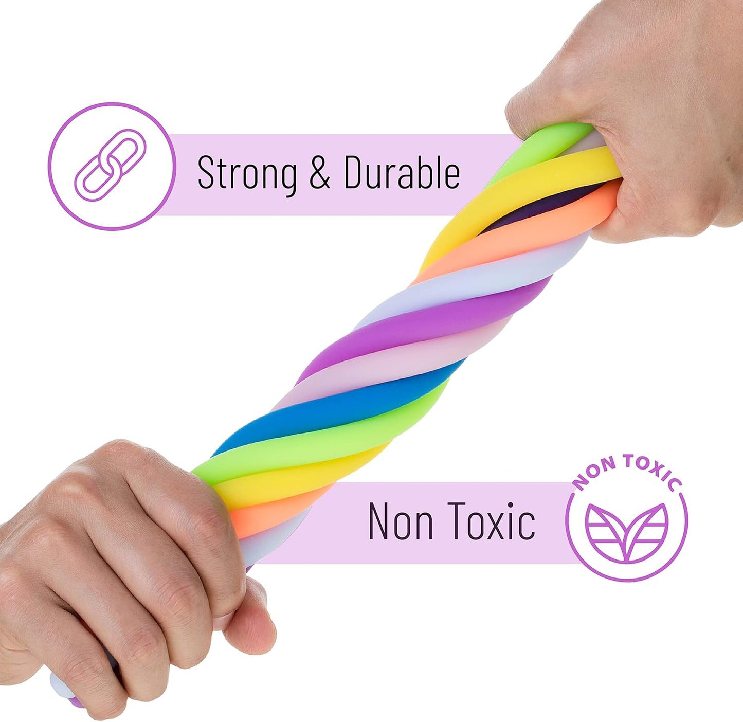 Mr. Pen- Monkey Noodle Fidget Toy, 9 Pack, Fidget Noodles, Stretchy Strings Fidget Toys, Sensory Noodles, Sensory Toys, Calming Toys, Sensory Fidget Toys, Stretchy Toys, Autism Toys