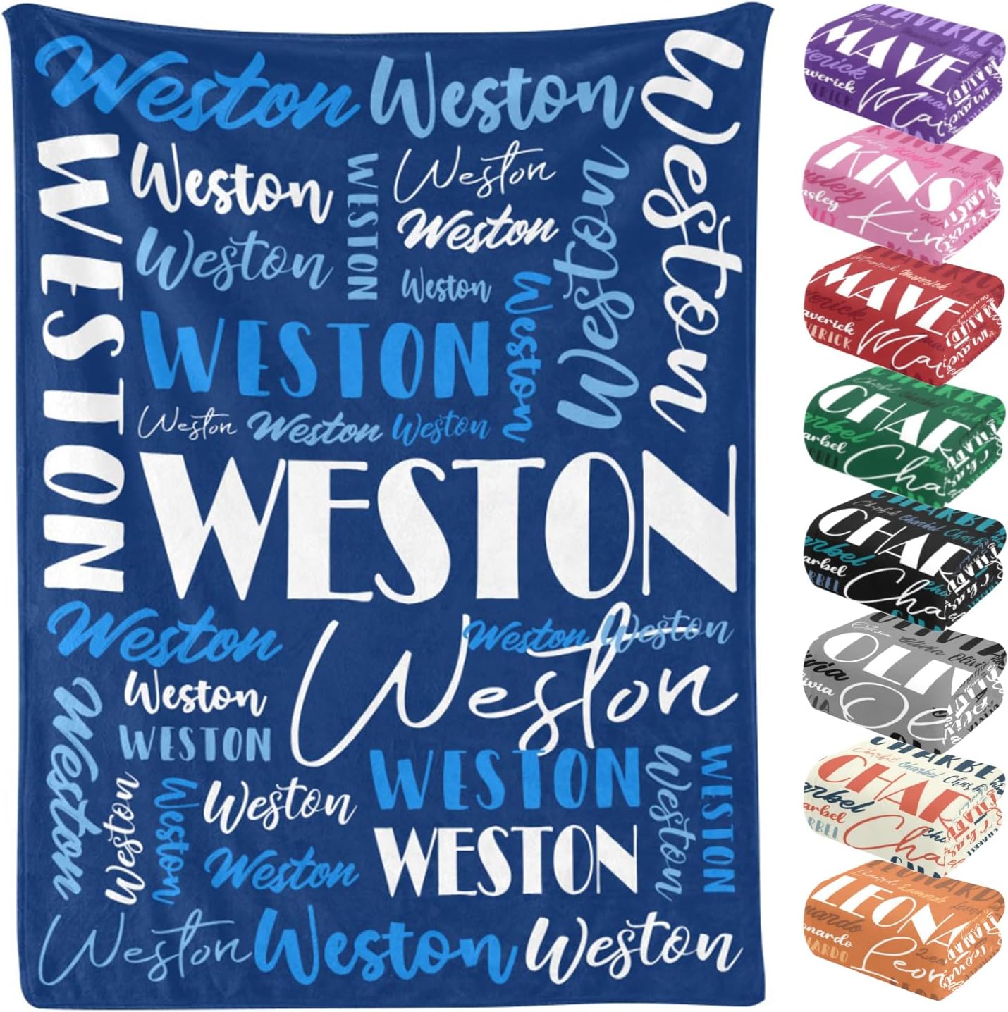 Custom Blankets Personalized Throw Blanket with Names Customized Baby Blanket for Girls Kids Adult Birthday Gift