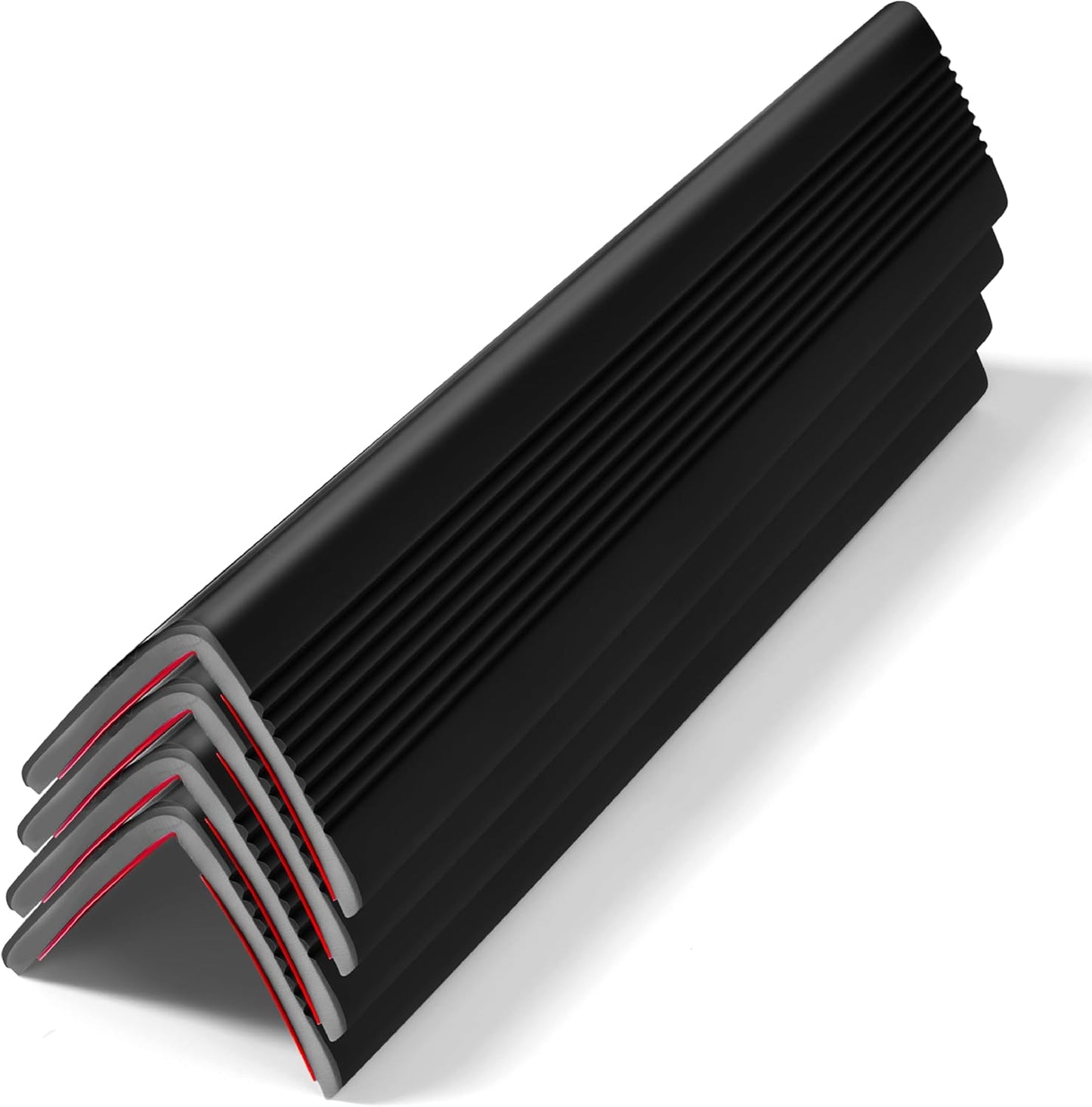 Wall Corner Protectors 4 Pack,1.57x1.57x23.62x0.12 inch PVC Double Side Proof Corner Guards for Sharp Edges, Self-Adhesive Corner Protectors for Home, Kindergarten,Thickness-3mm(0.12 in)