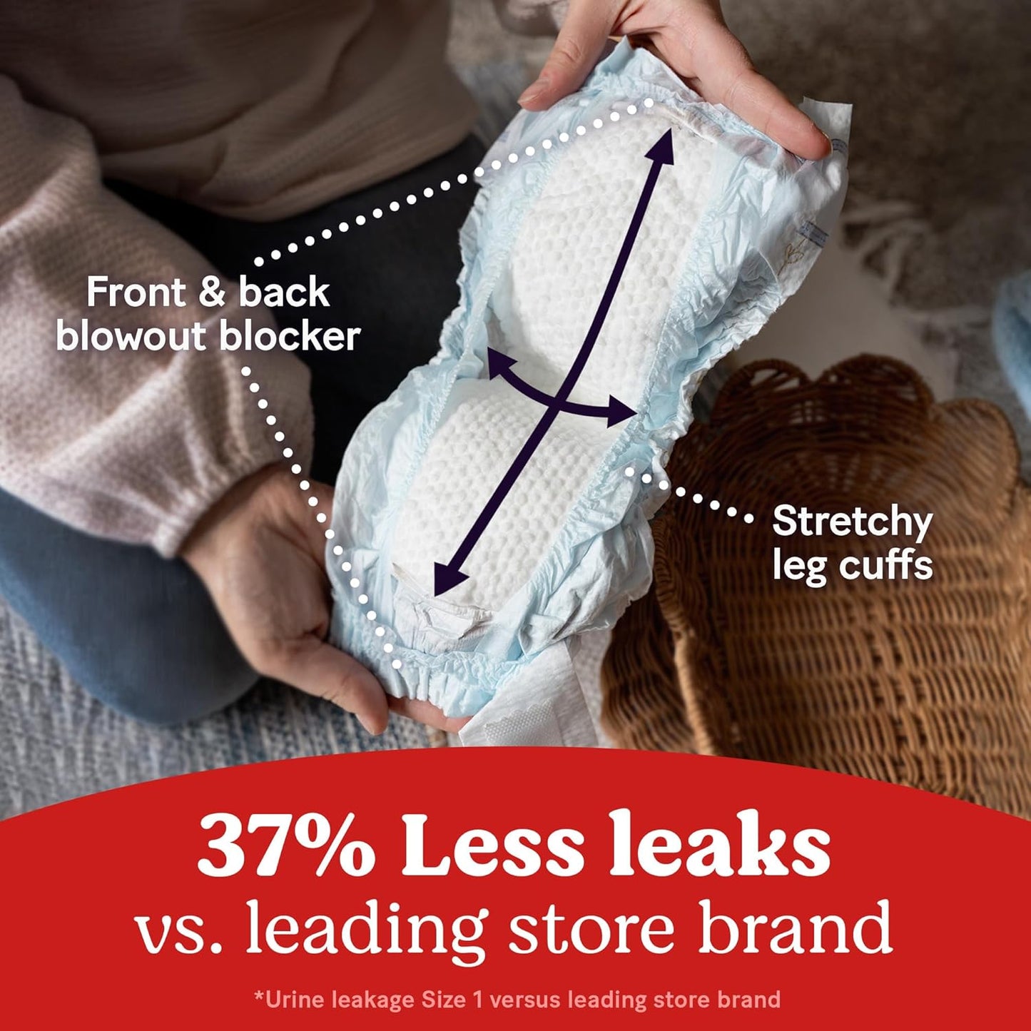 Huggies Size 2 Diapers, Little Snugglers Baby Diapers, Size 2 (12-18 lbs), 148 Count, Packaging May Vary