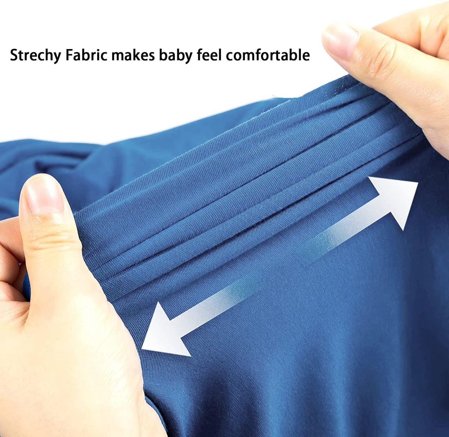 iEvolve Cotton Knitted Baby Swaddle Blanket with Hat Headband Set Newborn Swaddle Wrap Receiving Blankets for Baby Girl Boy 45" x 45"(Ginger)