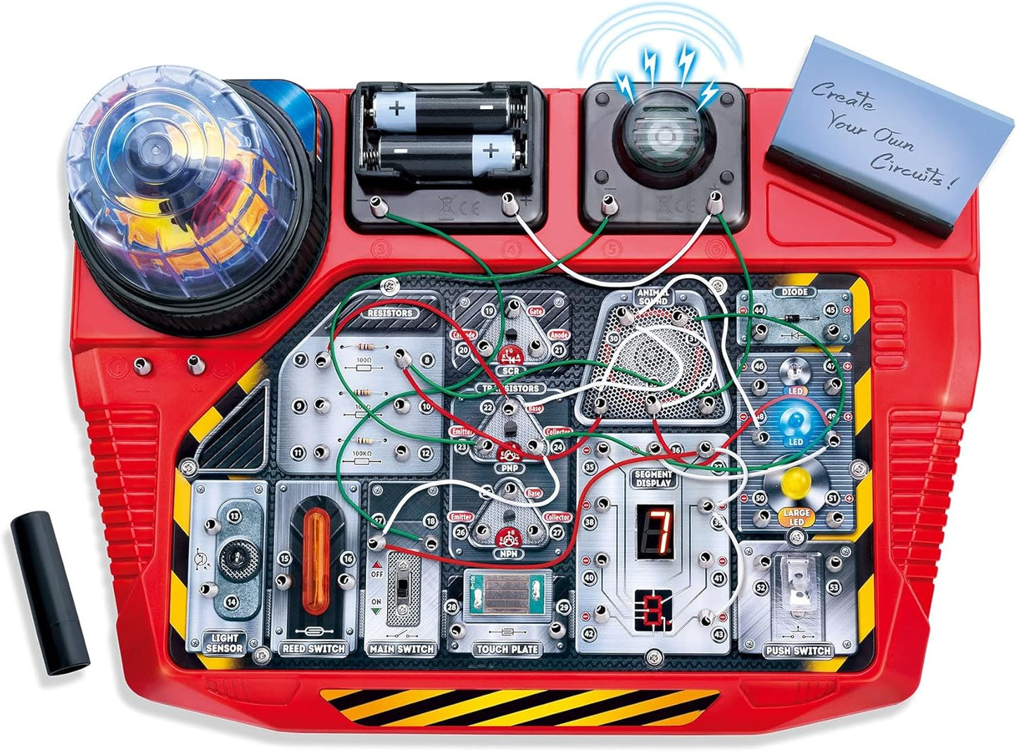 Explore Science 50 Electronic and Circuits Experiment Kit for Kids Ages 8+ Building Electrical Circuits is a Snap- STEM