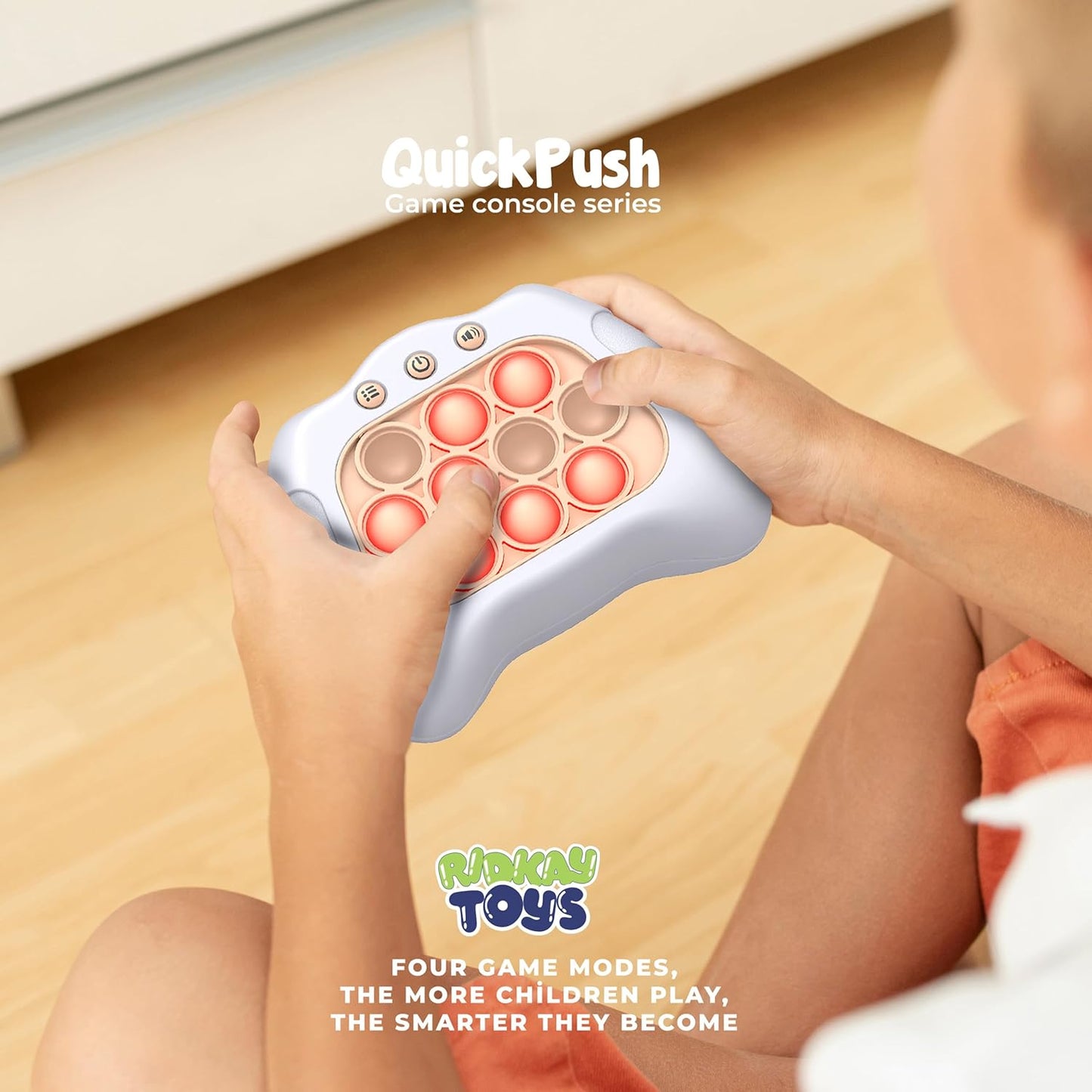 Fast Push Game - Pop Game It, Joy & Fun for Kids Ages 6-12: Sensory Toys for Kids 5-7 | 4 Modes Games, Kids Games, Fidget Toys for Kids 8-12, Handheld Games, Fast Push Bubble Game - Pop Fidget