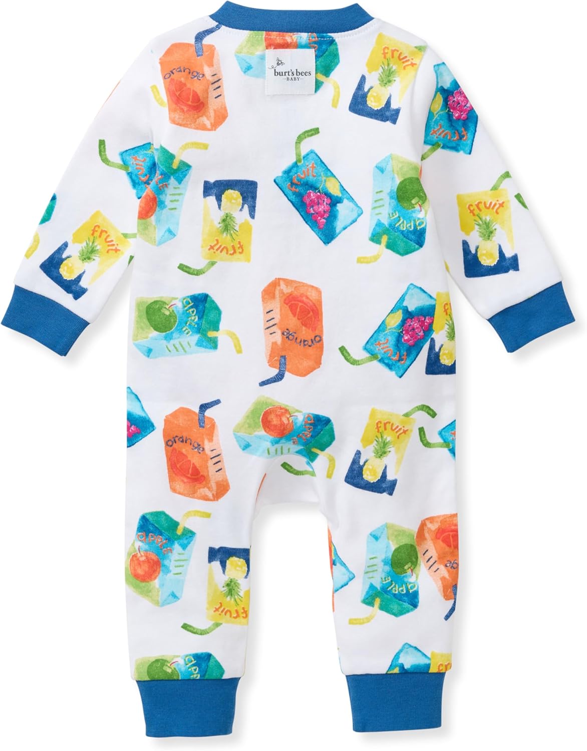 Burt's Bees Baby baby-boys Sleep and Play Pjs, 100% Organic Cotton One-piece Zip Front Footless Romper Jumpsuit Pajamas