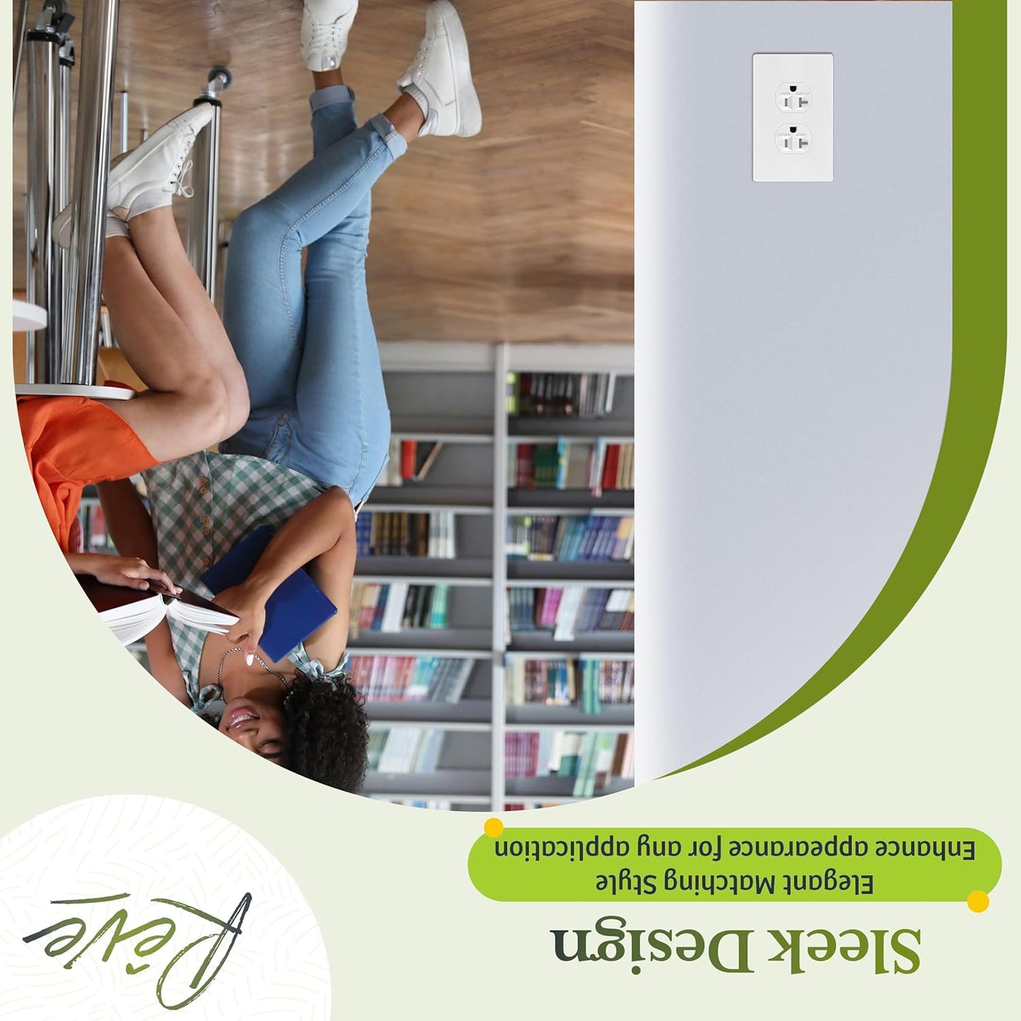 TG Screwless Duplex Wall Plate Covers, Child Safe Receptacle Outlet Covers, Size 1-Gang 4.68"x 2.93",Unbreakable Polycarbonate Thermoplastic,SP-S1-W-10PCS,Glossy, White, 10 Pack