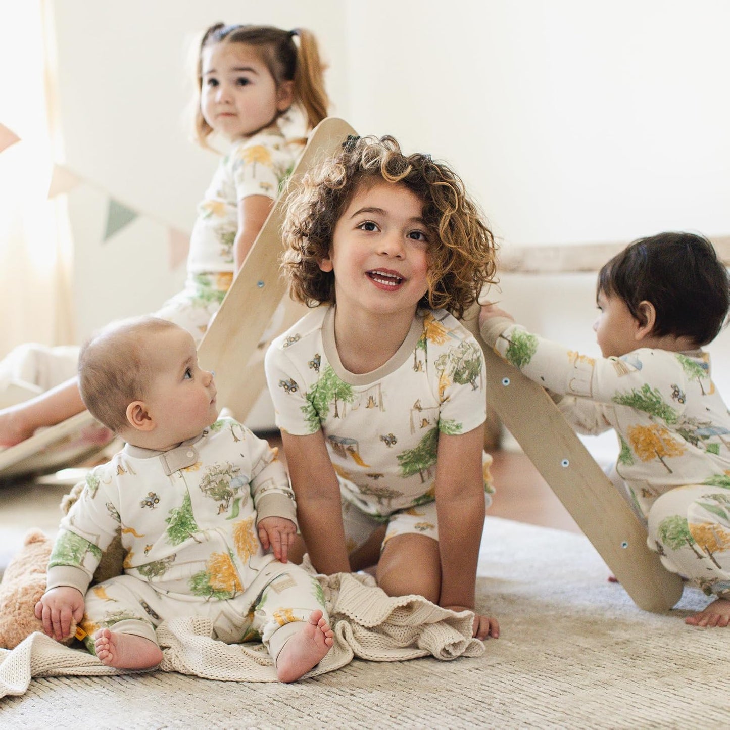 Burt's Bees Baby baby-boys Sleep and Play Pjs, 100% Organic Cotton One-piece Zip Front Footless Romper Jumpsuit Pajamas