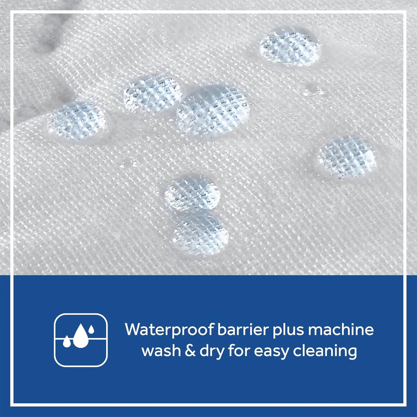 Sealy Baby Stain Protection Fitted Waterproof Infant Crib Mattress Protector Pad and Toddler Bed Cover, Durable and Comfortable Topper, Machine Washable and Dryer Friendly, 52” x 28”- White