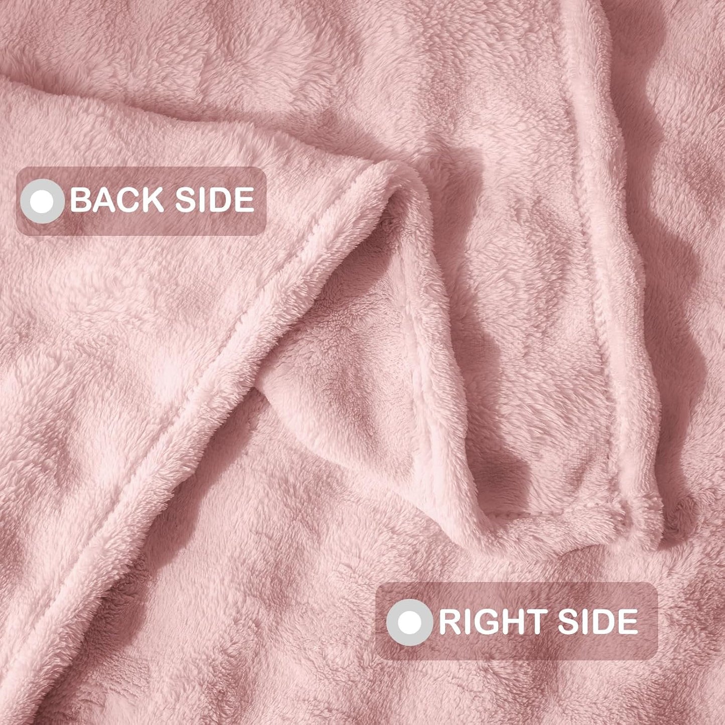Fleece Baby Blanket for Girls Bubble Design, Warm Cozy and Fluffy Infant Newborn Toddler Small Receiving Blankets for Crib Stroller, 30x40 Inches, Pink
