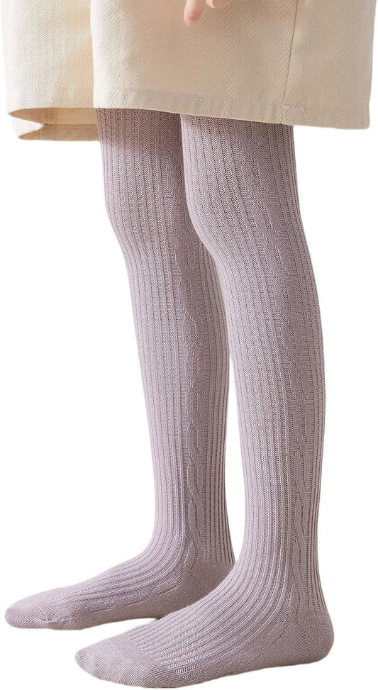 BINIDUCKLING Baby & Toddler Cable Kit Tights for Girls 6 Months - 8 Years
