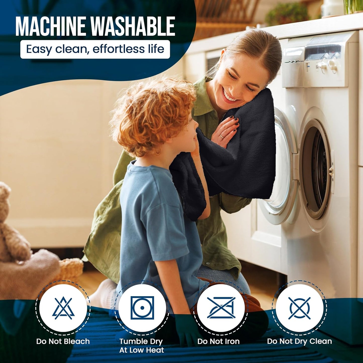 Utopia Bedding Waterproof Mattress Protector Queen Size, Premium Terry Mattress Cover 200 GSM, Breathable, Fitted Style with Stretchable Pockets (Black)