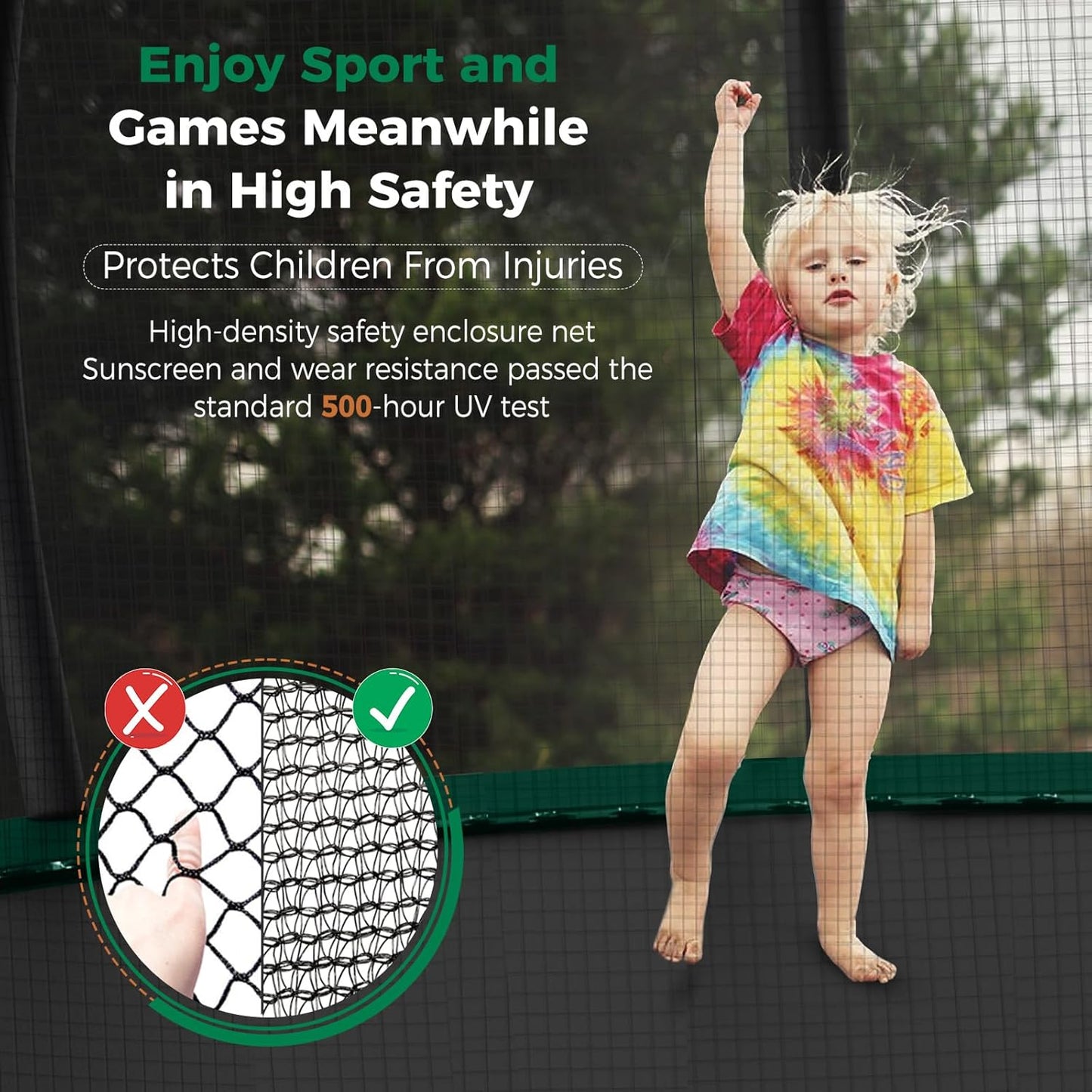 Tatub Large Trampolines Outdoor 10 12 14 15 16FT for Kids and Adults,Outdoor Recreational Pumpkin Trampolines with Curved Poles and Safety Enclosure Net, Basketball Hoop, Ladder