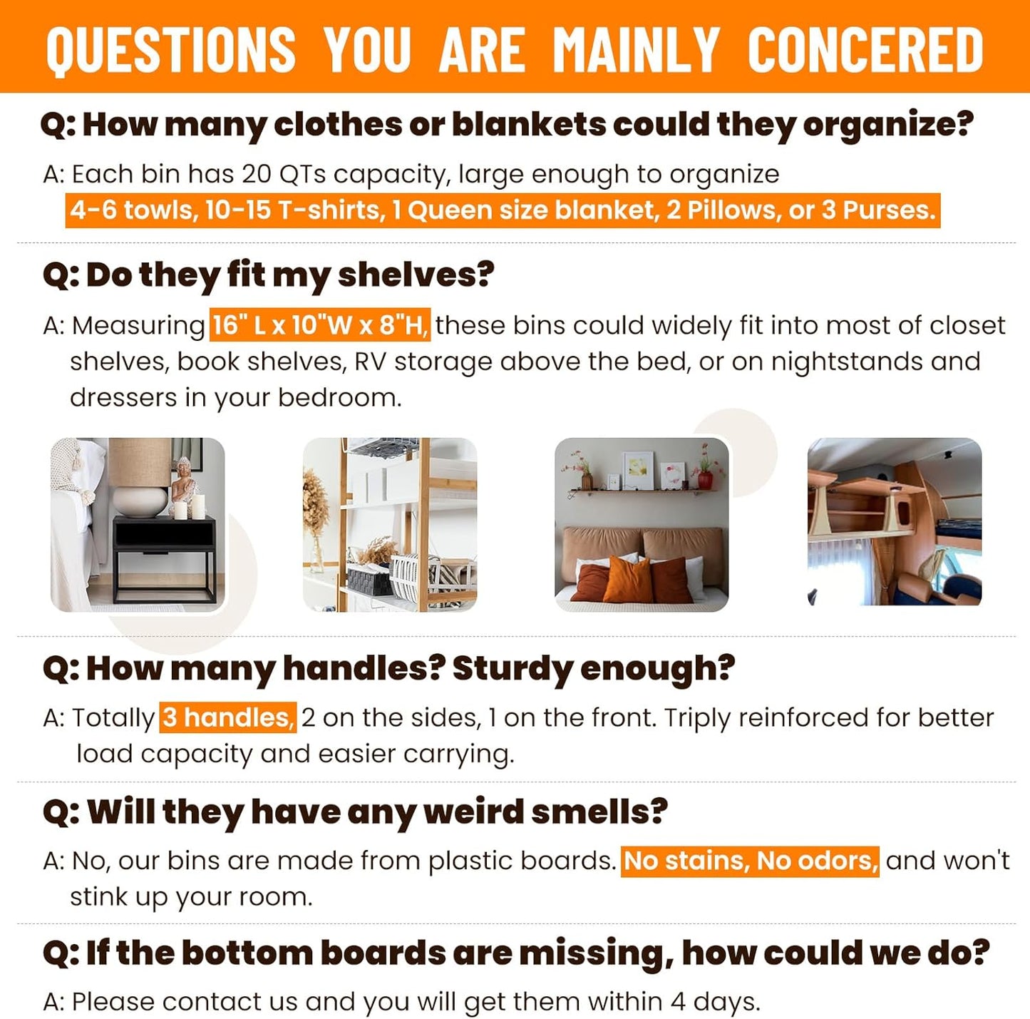 Criusia Closet Organizers Bins 8 Pack - Large Closet Shelf Organizer with Handles - Fabric Trapezoid Home Organization and Storage Baskets for Organizing Clothes Toy Blanket Towel Purse Hats