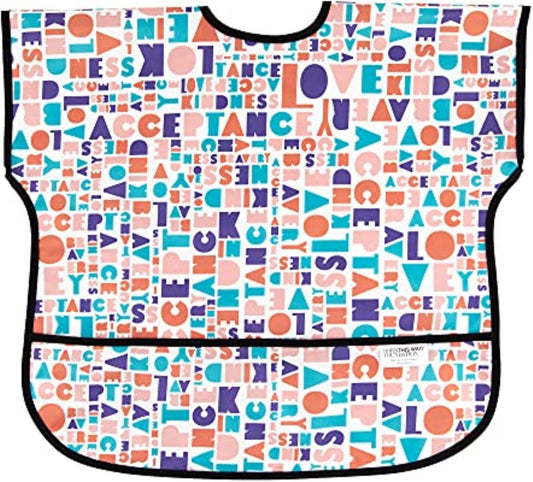 Bumkins Bibs - Toddler Bibs, Waterproof, Large for 1-3 Years, Short Sleeve