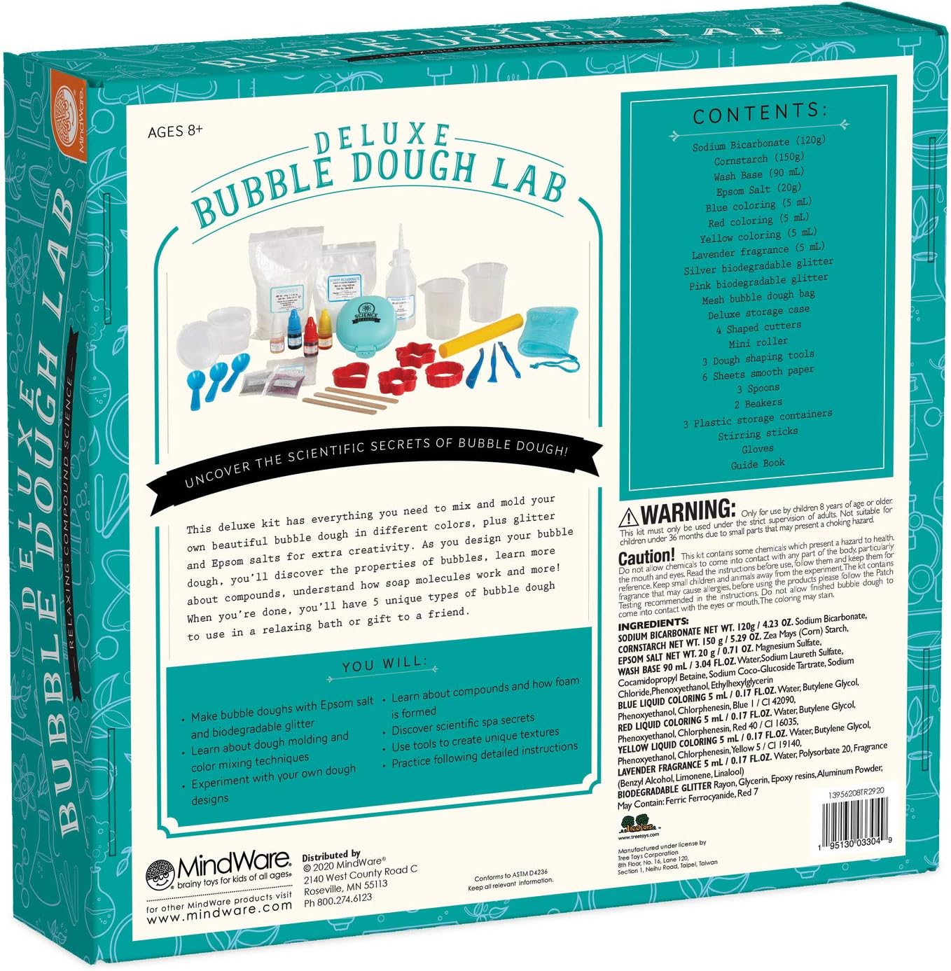 Science Academy: Deluxe Bubble Dough Lab | Multicolored Box | Pack of 1