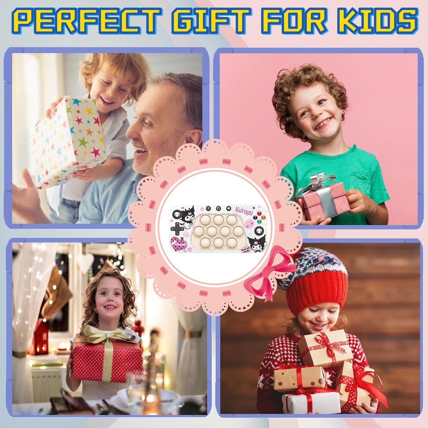 Creative Stress Relief Toys, Decompression Breakthrough Puzzle Pop Button Gopher Game Machine, Novelty Fidget Toys Party Favor Gifts for Kids Adults, Toy for 3+ Year Old (Spirit)