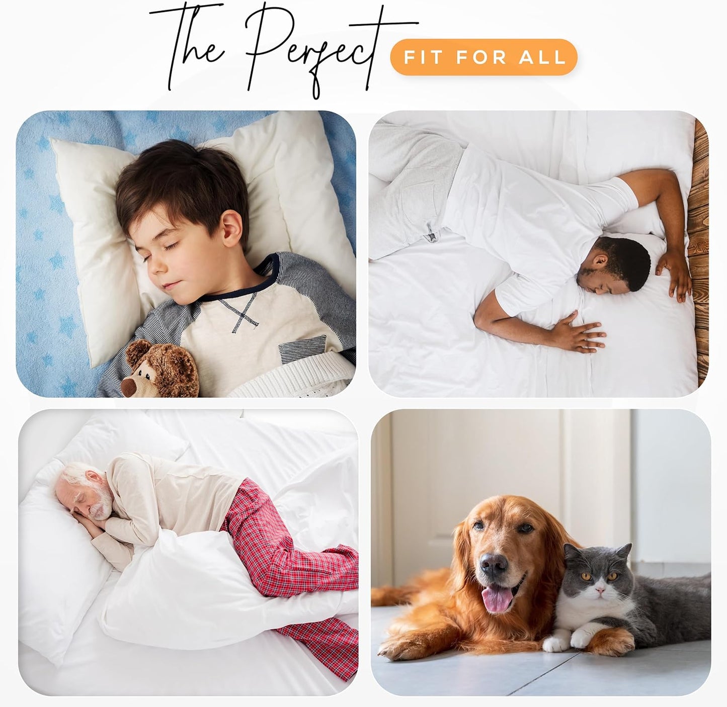 Utopia Bedding Washable Underpads 34" x 36" (Pack of 4), Waterproof Reusable Heavy Absorbency Incontinence Bed Pads for Adults, Kids, Elderly and Pets, Bedwetting Pads for Sofa and Couch (White)