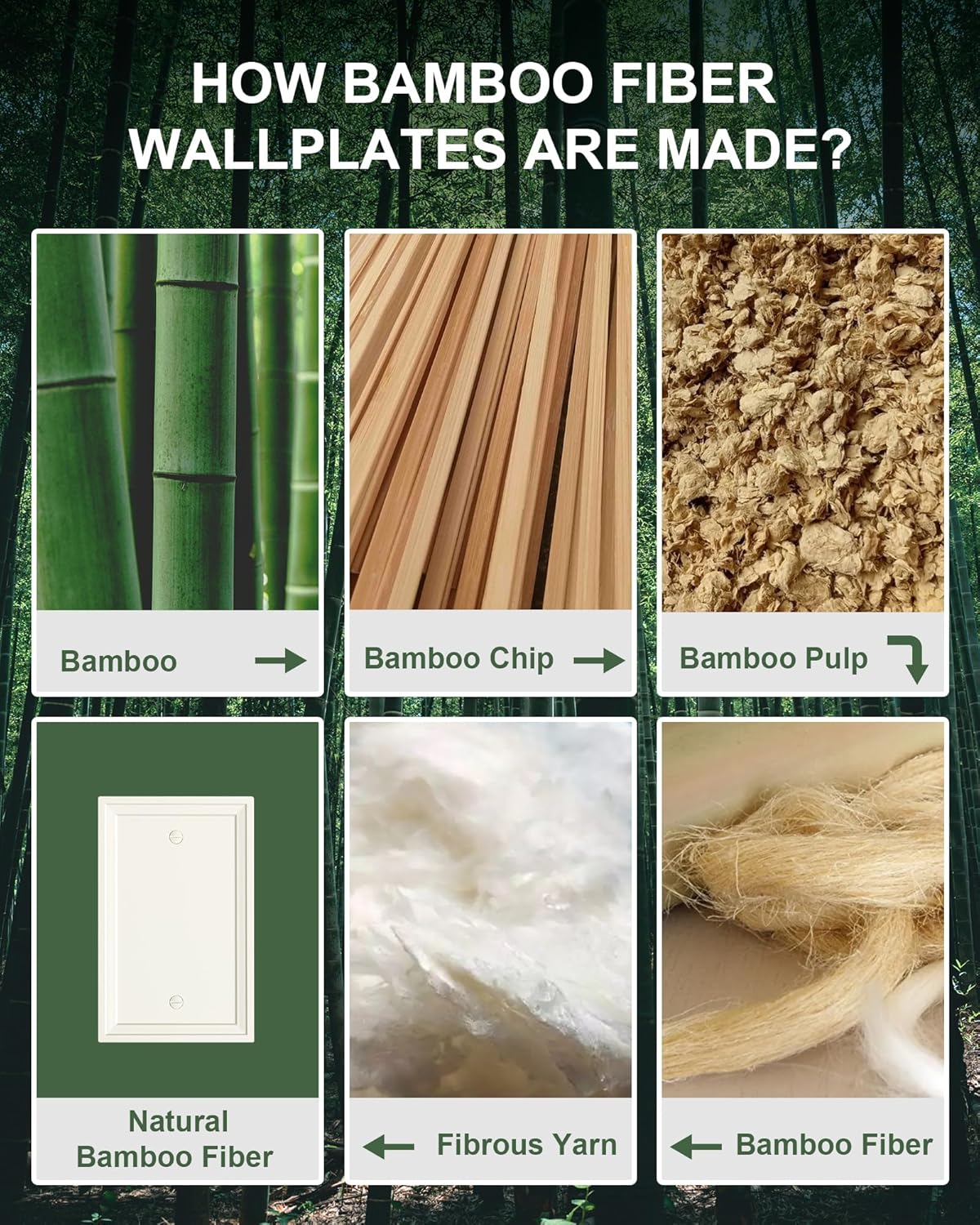 2-Pack Blank Outlet Cover Wall Plate, Natural Material Switch Plates Outlet Covers, Light Almond Decorative Wall Plates for Electrical Outlets