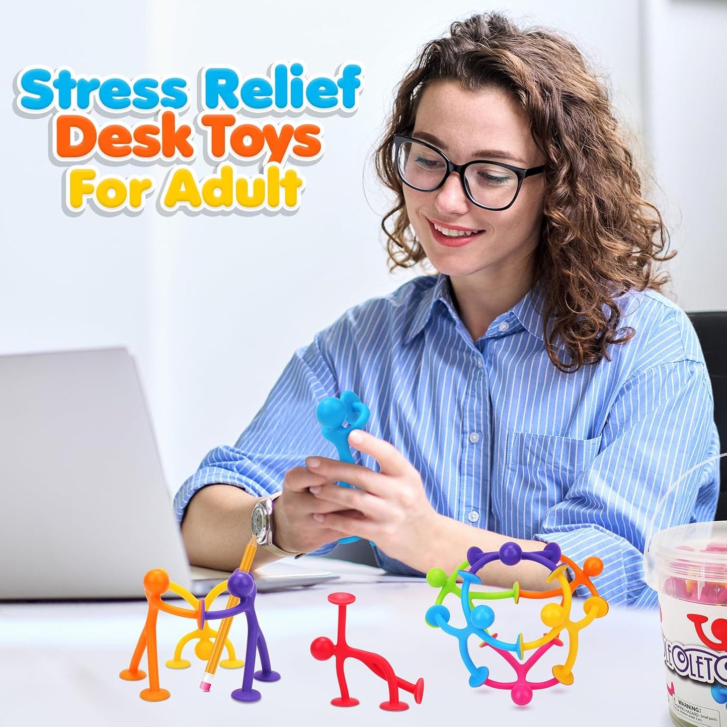 Suction Fidget Toys for Kids, 42Pcs Sensory Fidget Toys for Boys Girls, Office Stress Relief Toys for Adults, Cars Travel Toys for Toddlers, Windows Toys Party Favors Kids Classroom Prize Bulk