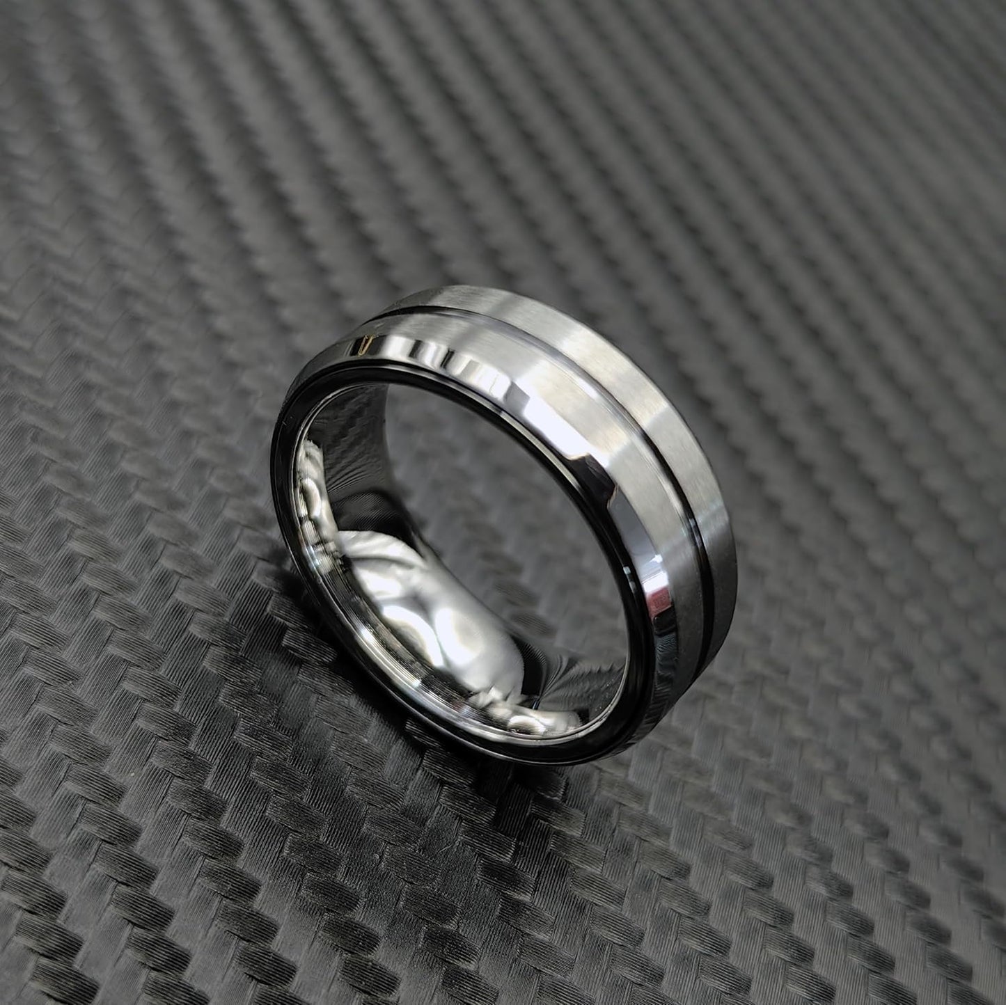 EDC Fidget Slider Fidget Toy Adult Stress Relief Metal Ratchet Ring Jewelry ADHD Recreational Fidget Toy Tactile Coin (Silvery, 12)