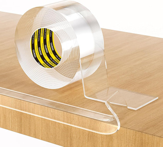 Clear Edge Protector,Safe Corner Protector, Anti-Sharp Edge Protector, for Furniture, Drawers, Tables, Cabinets 1.57inX9.84FT