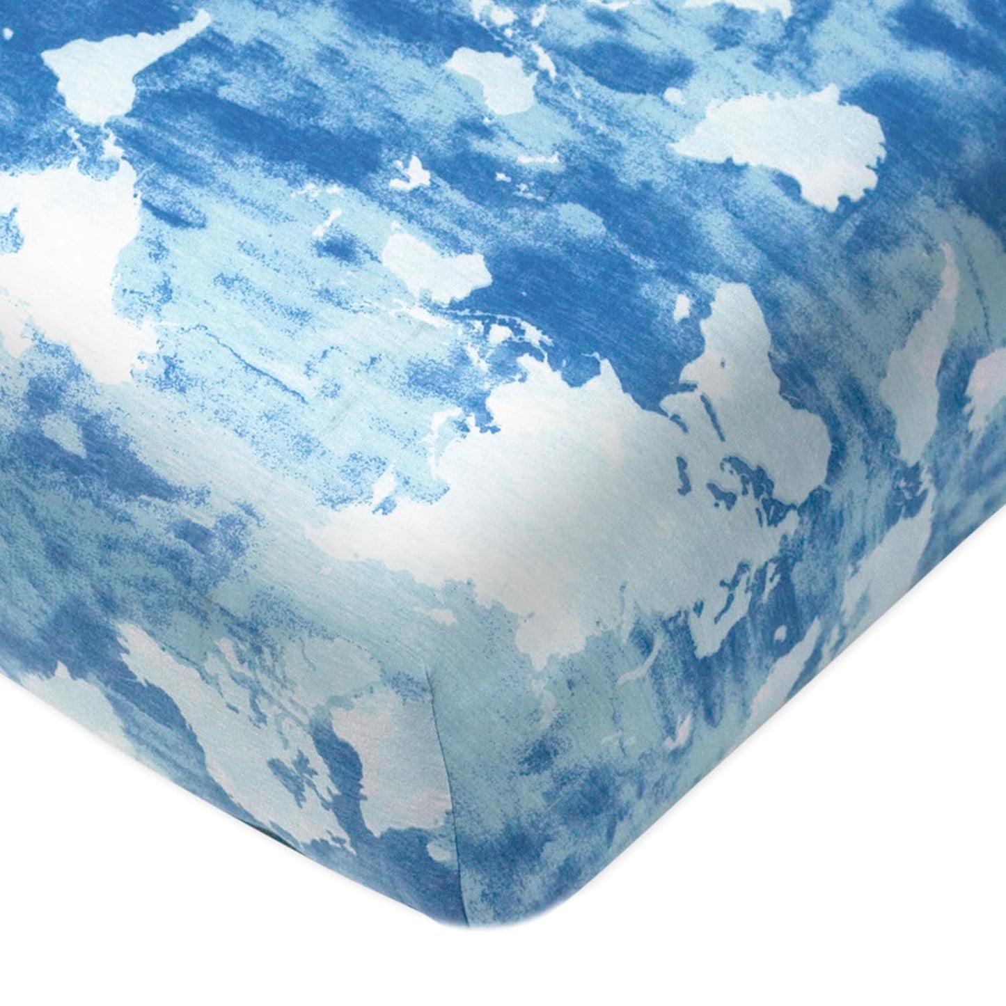 HonestBaby unisex-baby Fitted Crib Sheets Set Standard Mattress, 100% Organic Cotton Baby Boys, Girls, Neutral, 1 Pack - Heather Gray, One Size