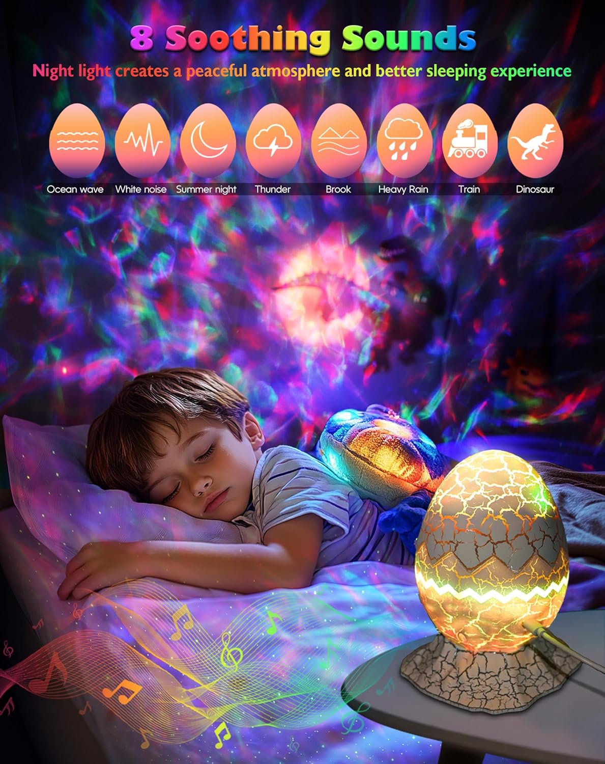 Rossetta Galaxy Projector, Star Projector Galaxy Light Projector for Bedroom, APP Control Projector Bluetooth Speaker and White Noise, Night Light for Kids Adults Home Theater, Ceiling, Room Decor