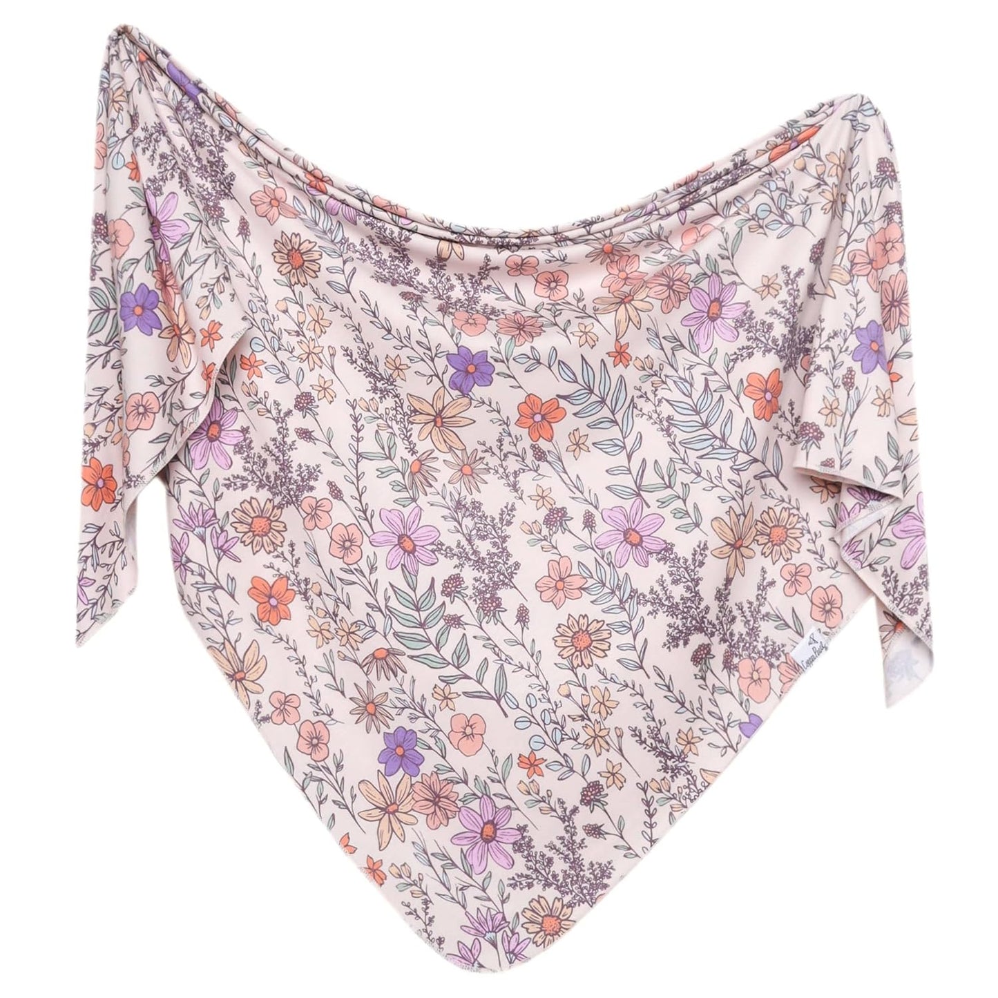 Copper Pearl Large Premium Knit Baby Swaddle Receiving Blanket Flora