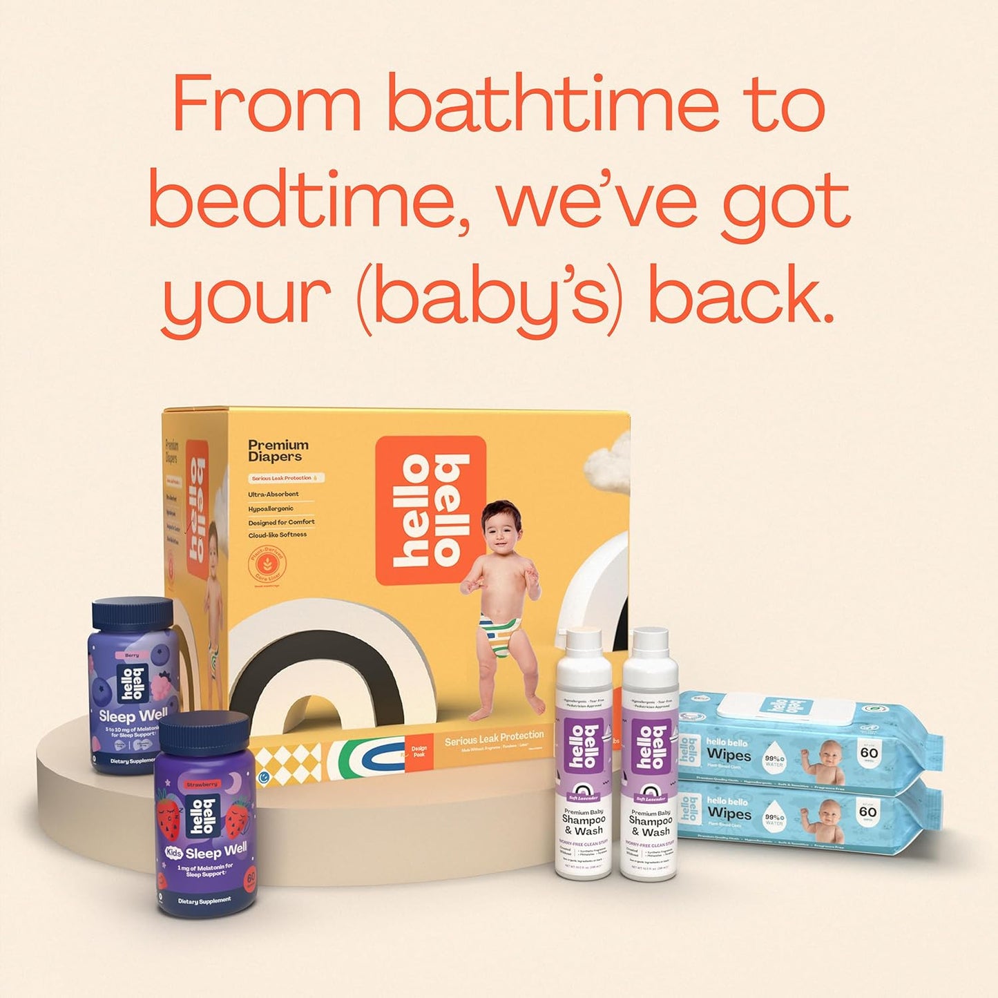 Hello Bello Premium Baby Diapers Size 6, 17 Count of Disposable, Extra-Absorbent, Hypoallergenic Baby Diapers with Snug and Comfort Fit, Sleepy Sloth